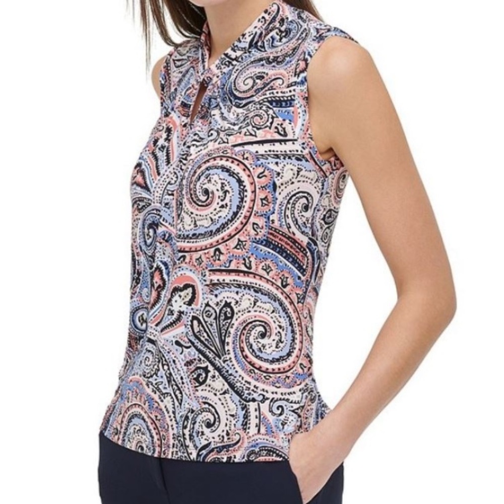 Tommy Hilfiger Paisley print shell size M